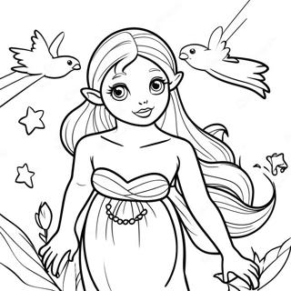 Fantasy For Adults Coloring Page 45243-36124