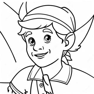 Peter Pan Coloring Page 4526-3727