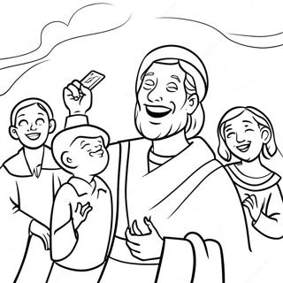 Joyful Salvation Coloring Page 45274-36147