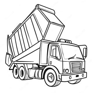 Trash Truck Coloring Pages