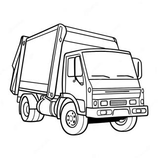 Trash Truck Coloring Page 45283-36154