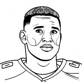 Tua Tagovailoa Coloring Pages