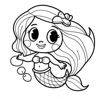 Little Mermaid Coloring Page 45333-36194