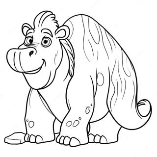 Ice Age Carl Coloring Page 45343-36204