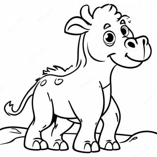 Funny Ice Age Carl Coloring Page 45344-36205