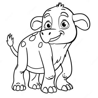 Funny Ice Age Carl Coloring Page 45344-36206