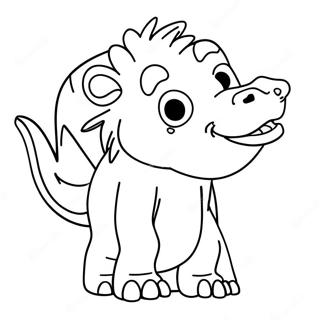 Funny Ice Age Carl Coloring Page 45344-36208