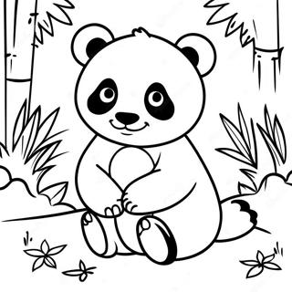 Baby Panda Coloring Pages