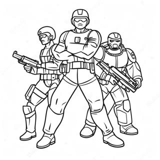 Danger Force Team Coloring Page 45383-36234