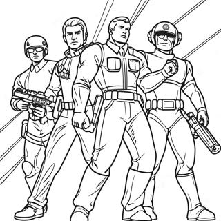 Danger Force Team Coloring Page 45383-36235