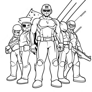 Danger Force Team Coloring Page 45383-36236