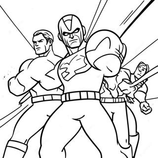 Danger Force Heroes In Action Coloring Page 45384-36239