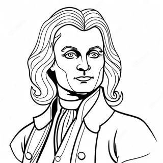 Isaac Newton Coloring Page 45413-36256