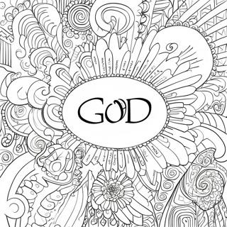 Majestic Names Of God Coloring Page 45464-36304