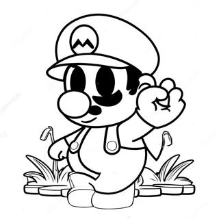 Mario Odyssey Coloring Page 4546-3744