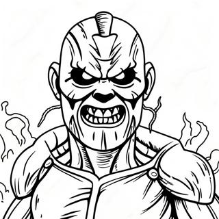 Eddie The Head Iron Maiden Coloring Page 45474-36311