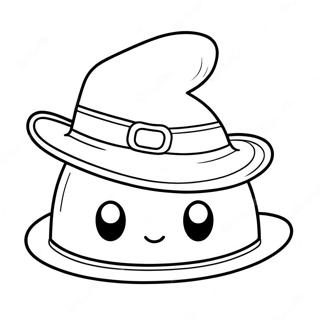 Cappy The Friendly Hat Coloring Page 4547-3751