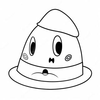 Cappy The Friendly Hat Coloring Page 4547-3752