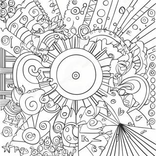 Colorful Math Binder Cover Coloring Page 45504-36336