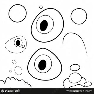 Funny Cartoon Holes Coloring Page 45514-36341