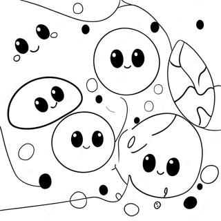 Funny Cartoon Holes Coloring Page 45514-36344