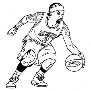 Allen Iverson Coloring Pages