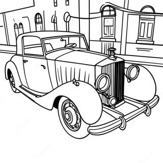 Classic Rolls Royce Coloring Page 45544-36366