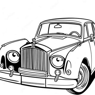 Classic Rolls Royce Coloring Page 45544-36367