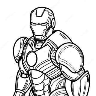 Iron Man Among Us Character Coloring Page 45573-36390