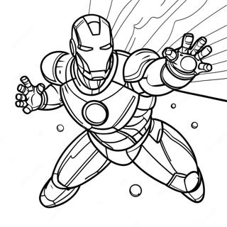 Iron Man Among Us In Space Coloring Page 45574-36386