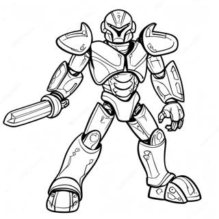 Bionicle Heroic Warrior Coloring Page 45594-36401