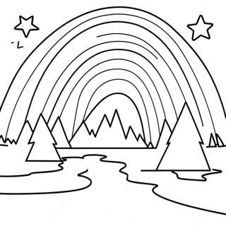 Aurora Borealis Coloring Page 45653-36450