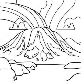 Aurora Borealis Coloring Page 45653-36452