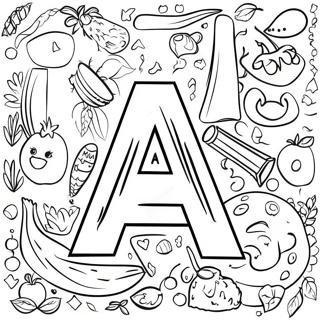 Alphabet Phonics Coloring Page 45664-36463