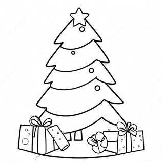 Easy Cute Christmas Coloring Pages