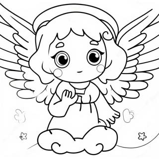 Anime Angel Coloring Page 45683-36475