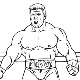 Brock Lesnar Coloring Pages