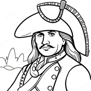 French And Indian War Soldier Coloring Page 45743-36522