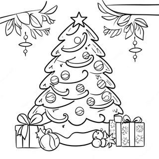 Spanish Christmas Tree Coloring Page 45753-36531