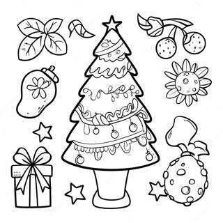 Spanish Christmas Tree Coloring Page 45753-36532