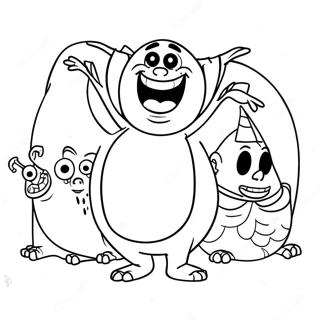 Hotel Transylvania 2 Coloring Pages