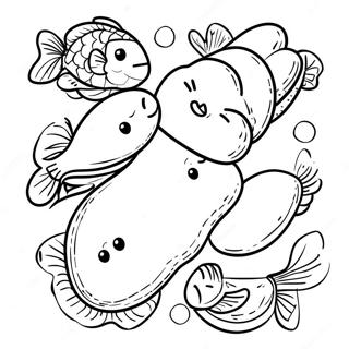 5 Loaves And 2 Fish Coloring Page 45803-36570