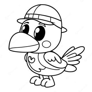 Brawl Stars Crow Coloring Pages