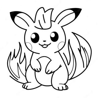 Fire Pokemon Coloring Page 45863-36617