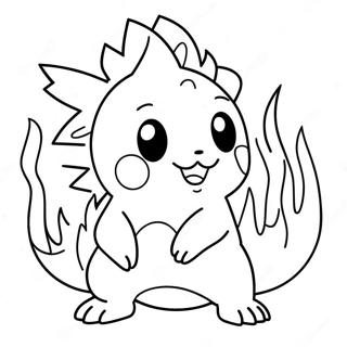 Fire Pokemon Coloring Page 45863-36620