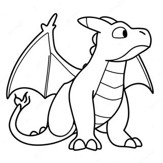 Charizard Breathing Fire Coloring Page 45864-36621