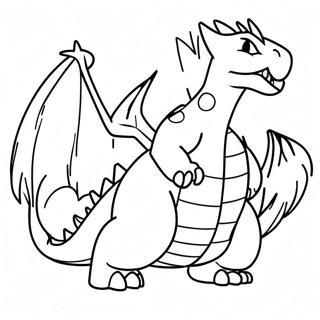 Charizard Breathing Fire Coloring Page 45864-36624