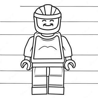 Lego Minifigure Coloring Page 45873-36626