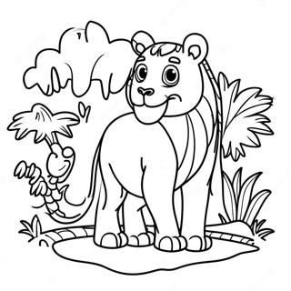 Animal Kingdom Coloring Page 45923-36667