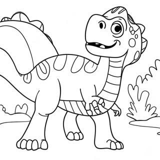 Colorful Dinosaur King Adventure Coloring Page 45964-36701